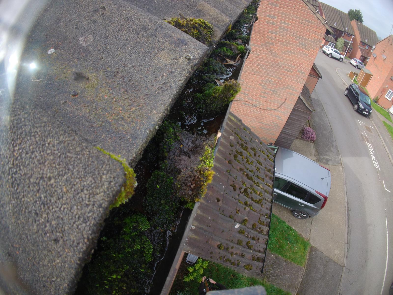 Edwardian Property — Pinner — before gutter clearing by Gutter Pro